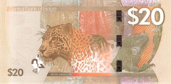 Belize 20 Dollar p76 2025